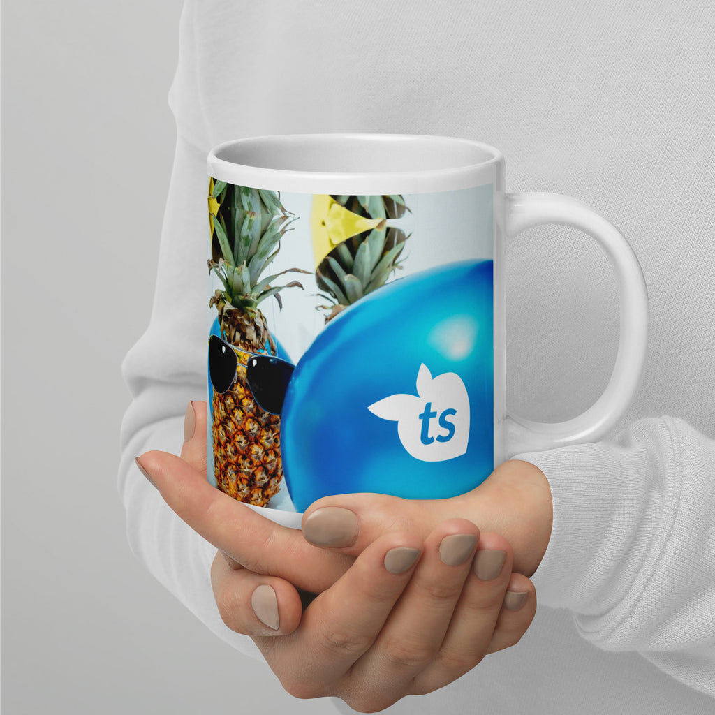 tsgabrielle® • Good Vibes Only • Glänzende Tasse • ​​Schwarz • Keramik • 3 Größen
