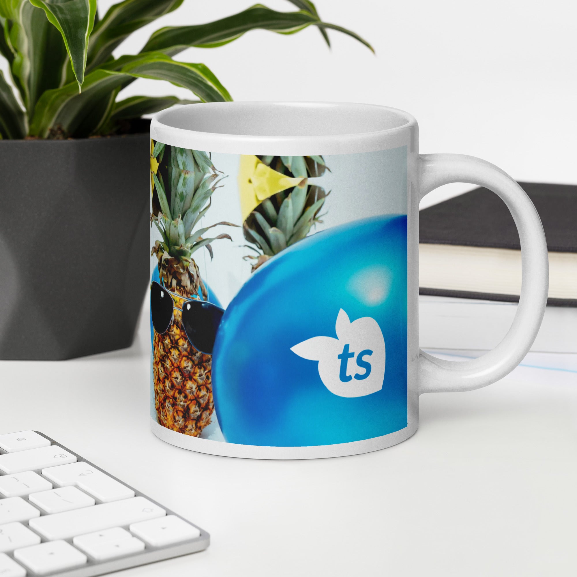 tsgabrielle® • Good Vibes Only • Glänzende Tasse • ​​Schwarz • Keramik • 3 Größen