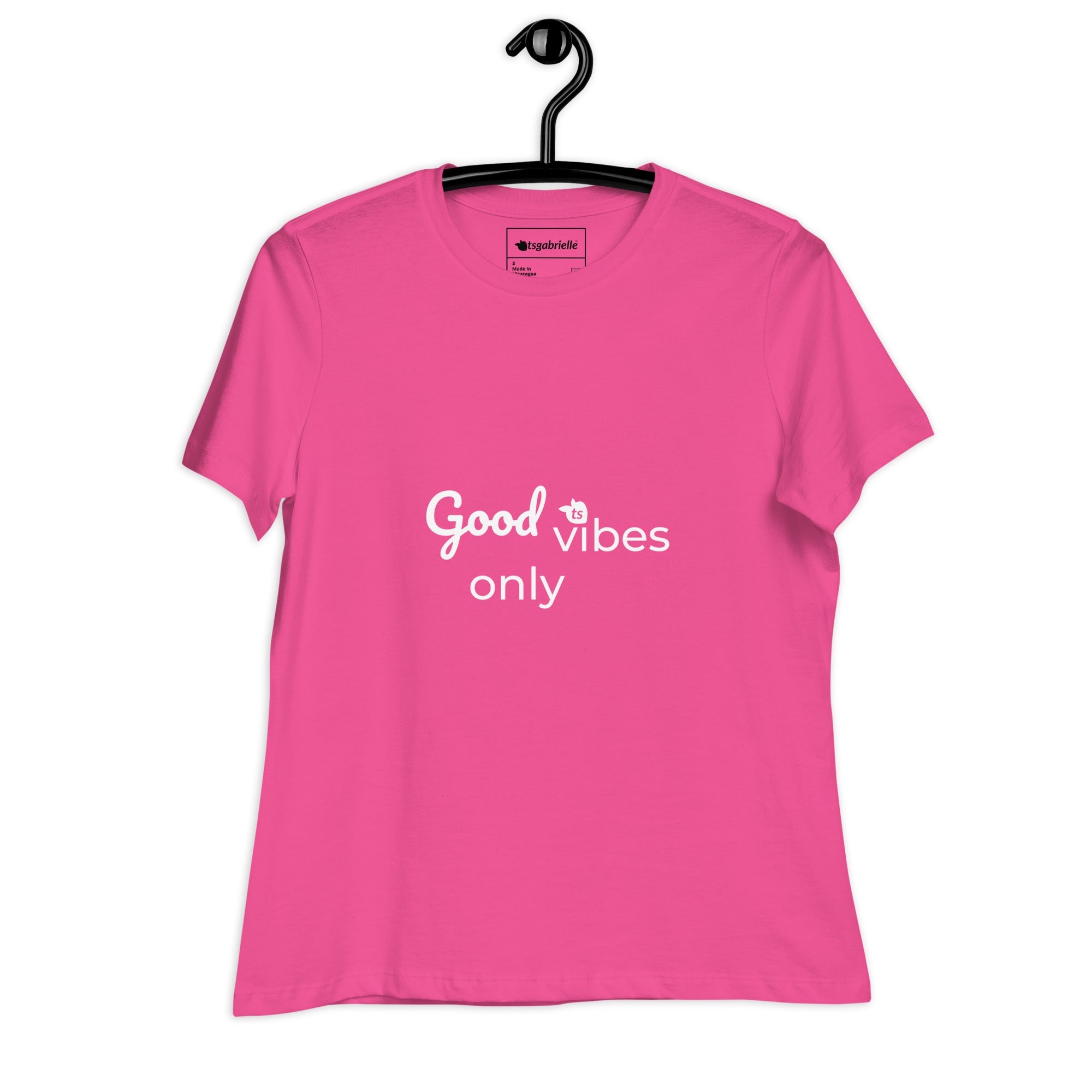 tsgabrielle® • Trans / Damen • Nur gute Stimmung • Entspanntes T-Shirt • 8 Farben • 100 % Baumwolle