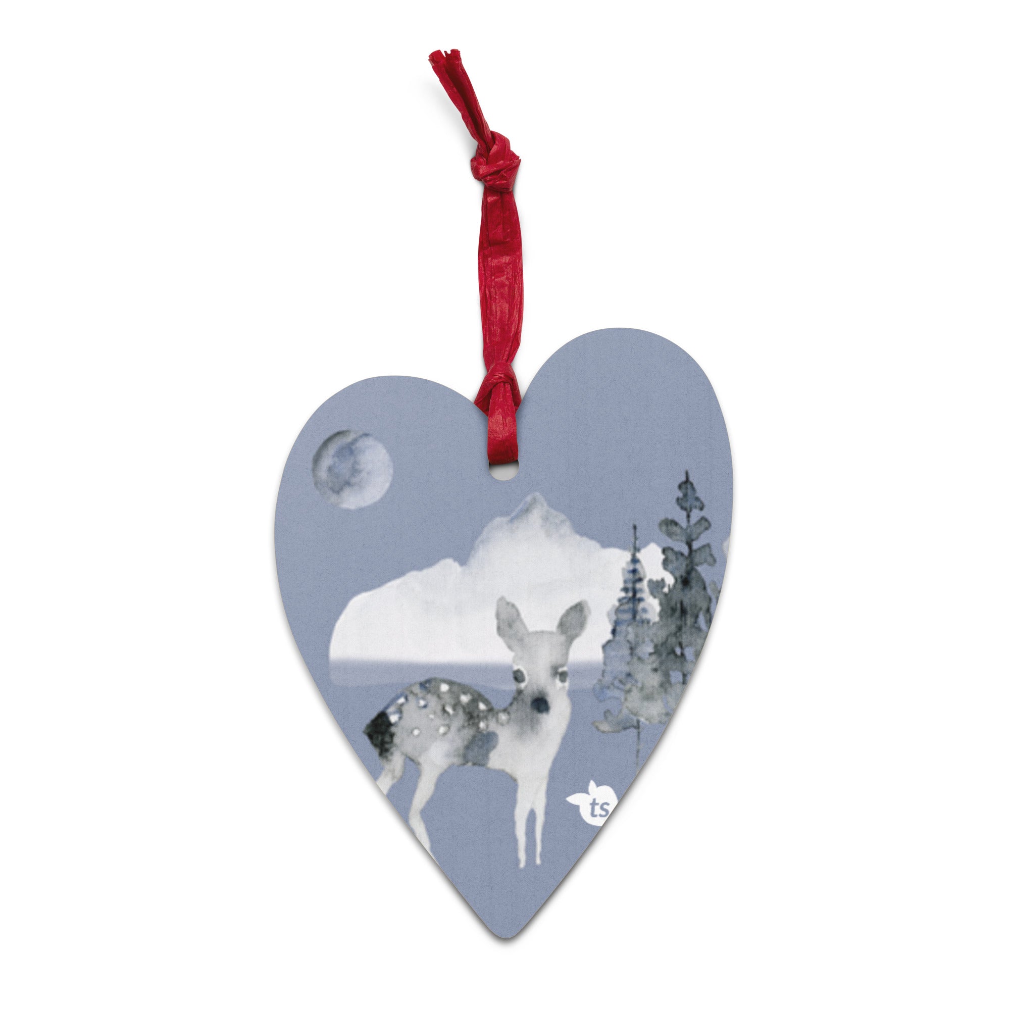 tsgabrielle® • Transcendent Holidays • Wooden Ornaments • Heart