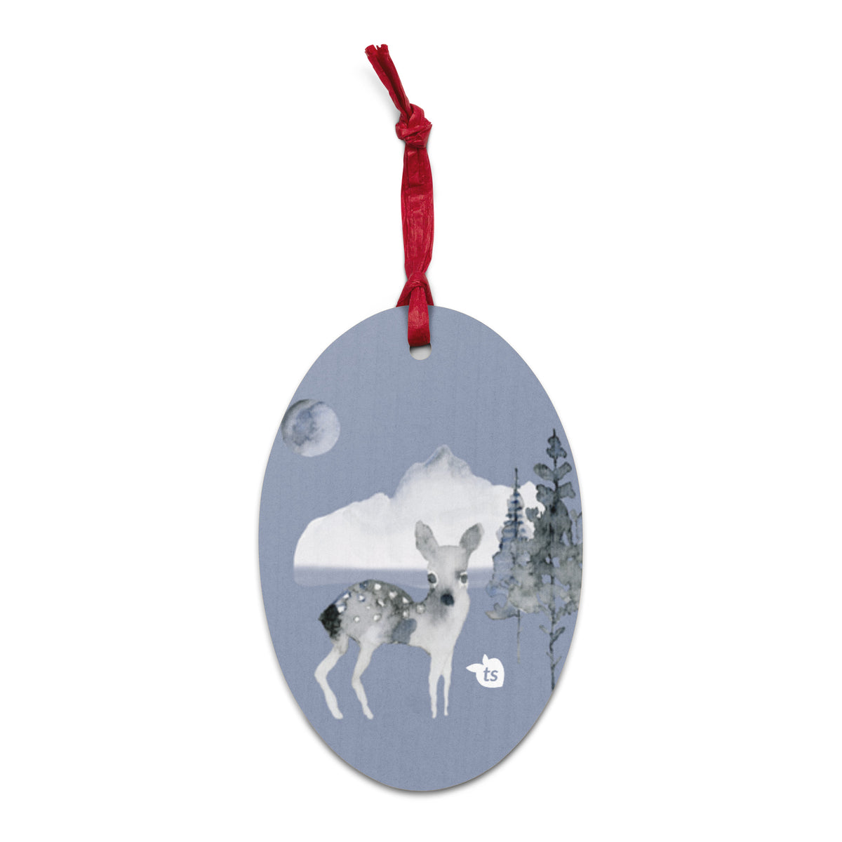 tsgabrielle® • Transcendent Holidays • Wooden Ornaments • Oval