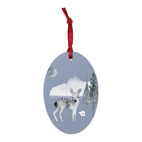 tsgabrielle® • Transcendent Holidays • Wooden Ornaments • Oval